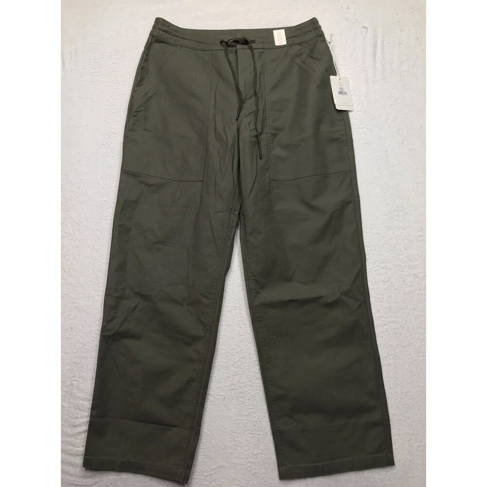 NWT ROARK Layover Pant Women 29 (30x28) Military Olive Green Drawstring Stretch